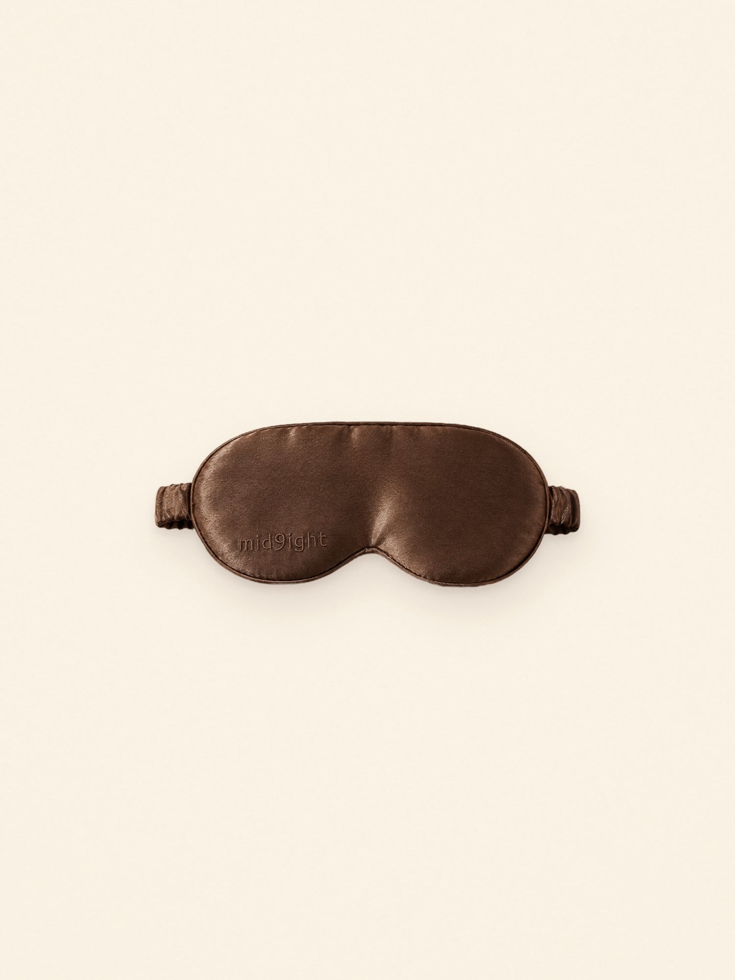 Deluxe eye mask in Mocha